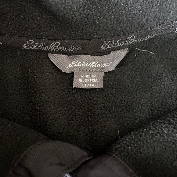 Eddie Bauer Men’s 1/4 Snap sweater fleece pull over | size XL - Picture 9 of 9